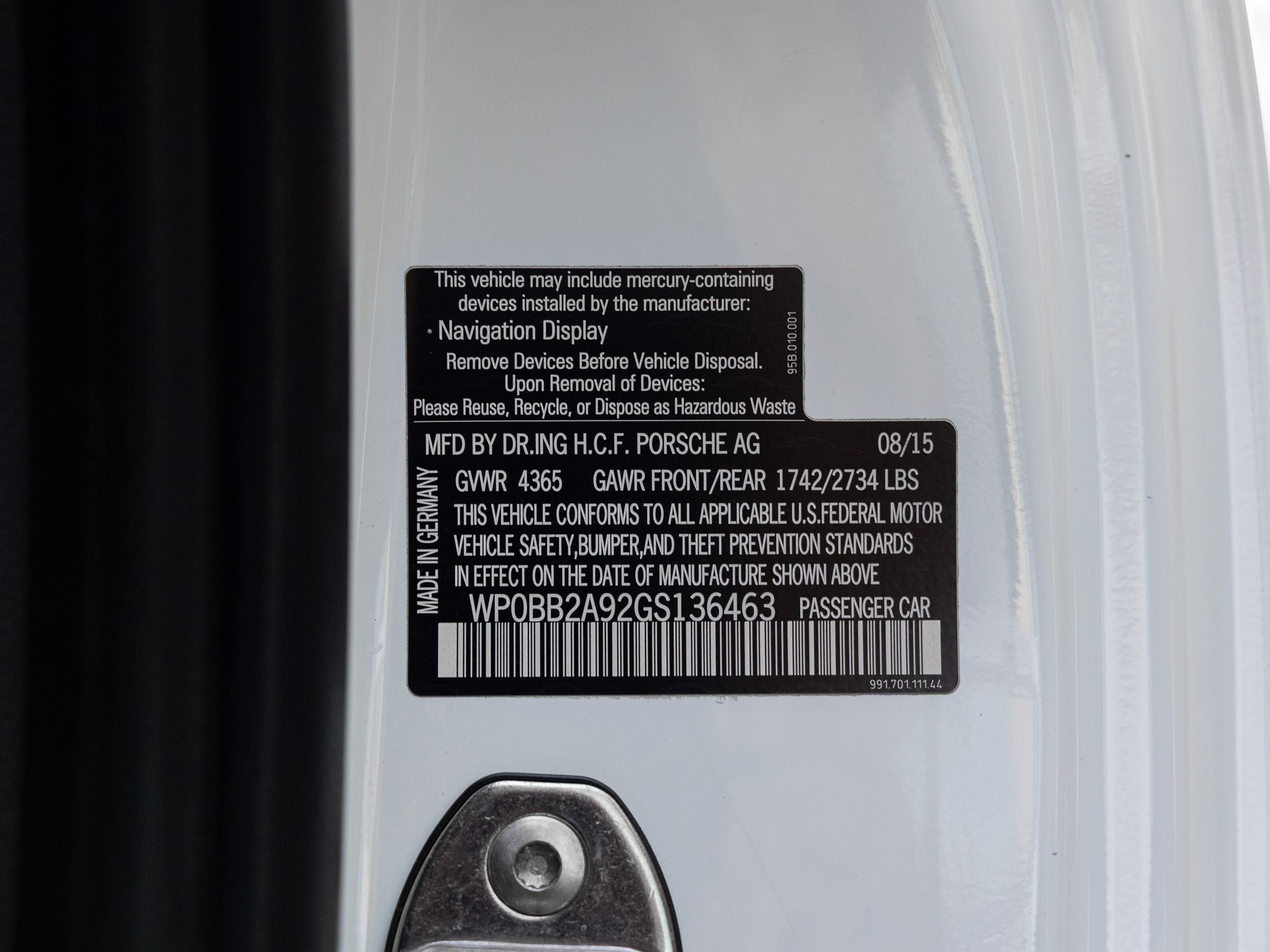 2016 Porsche 911 911 Targa 4S