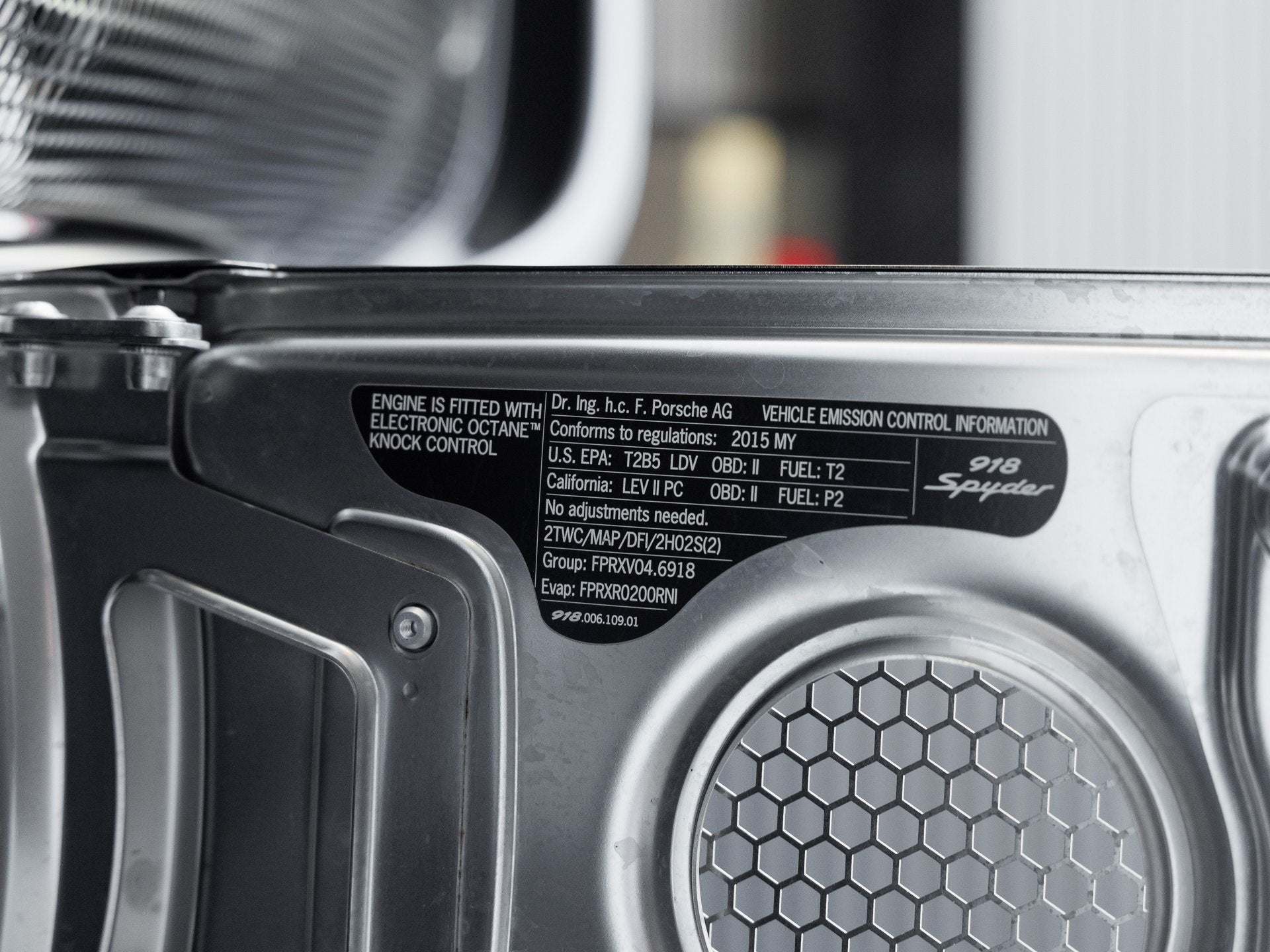 2015 Porsche 918 918 Spyder