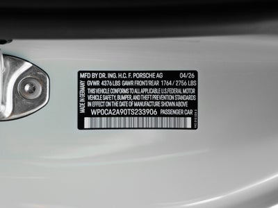 2026 Porsche 911 911 Carrera T Cabriolet