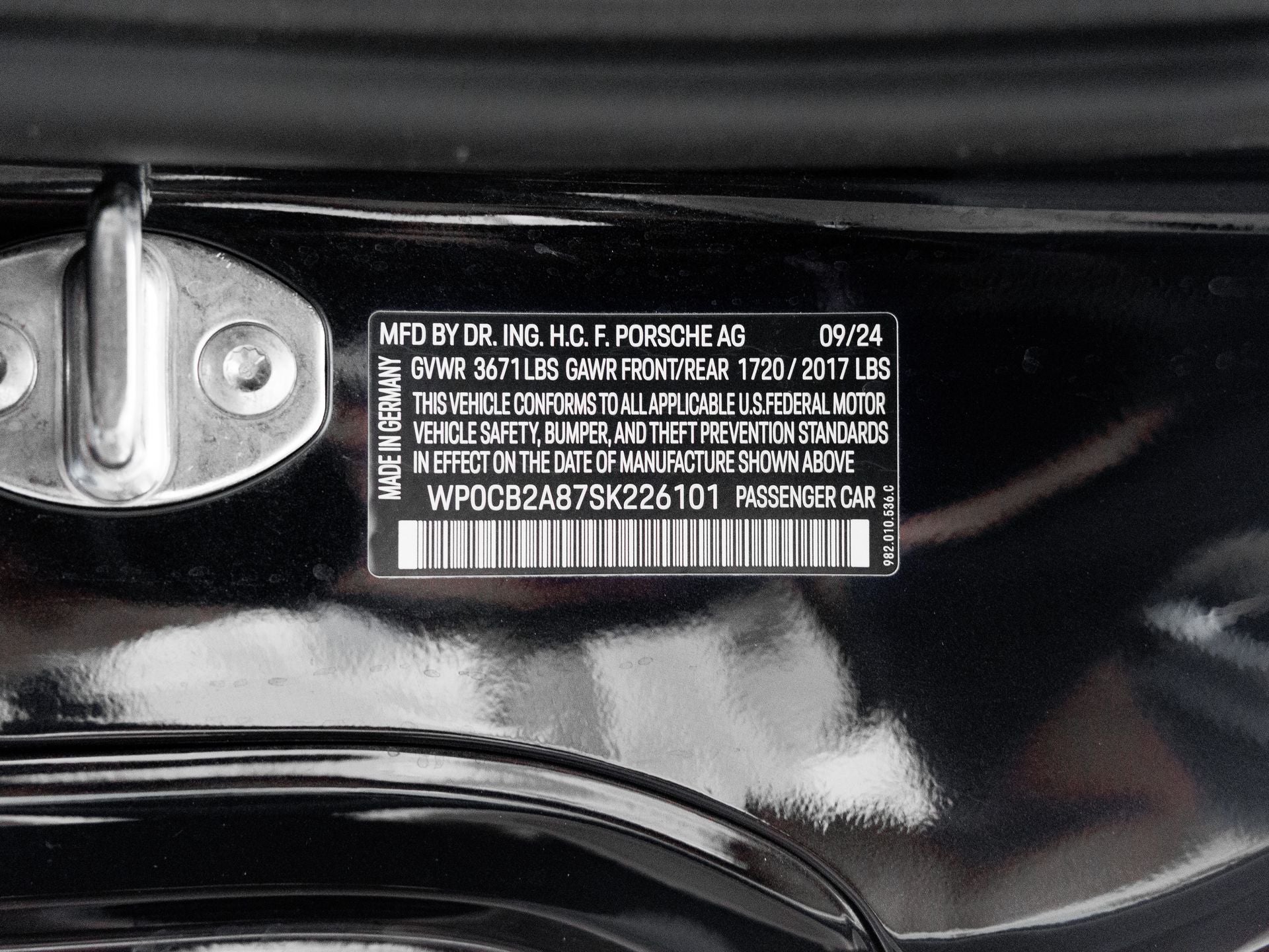 2025 Porsche 718 718 Boxster S