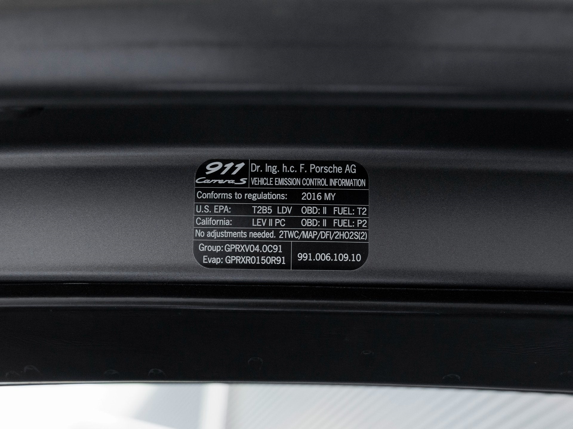 2016 Porsche 911 911 Carrera S Cabriolet