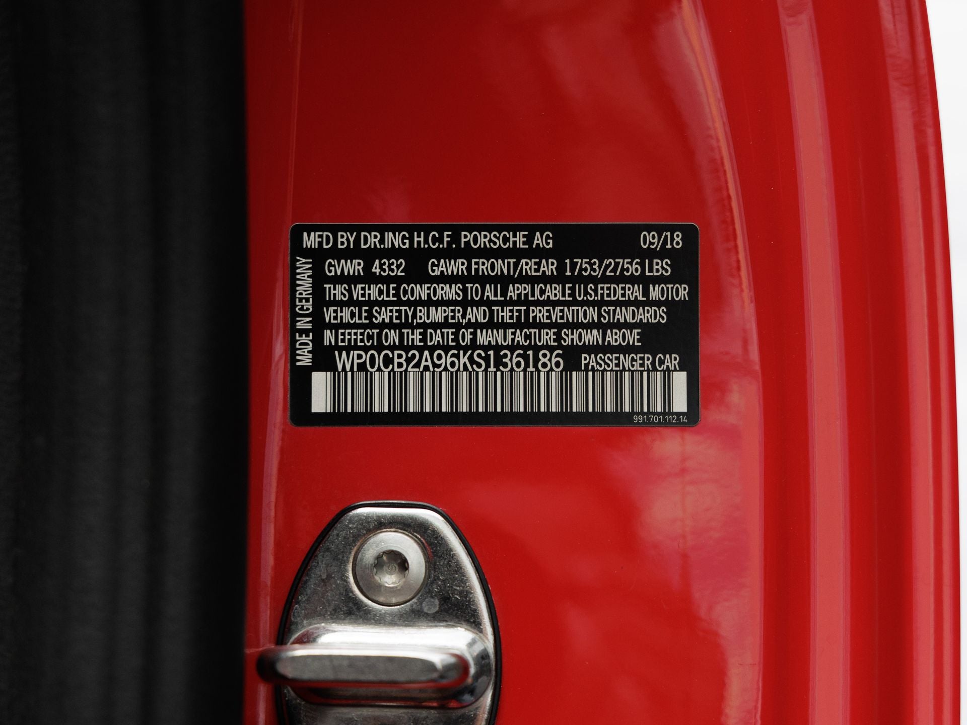 2019 Porsche 911 911 Carrera S Cabriolet