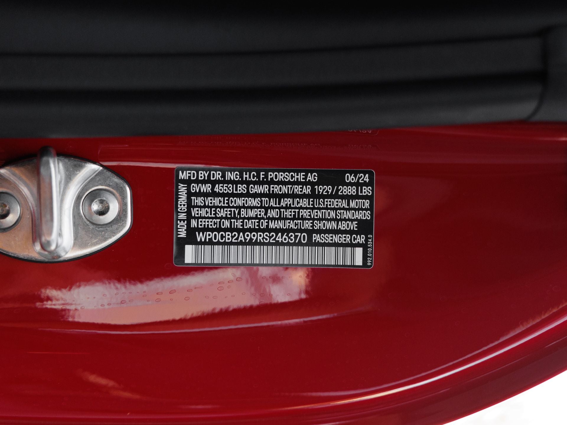 2024 Porsche 911 Carrera 4 GTS Cabriolet