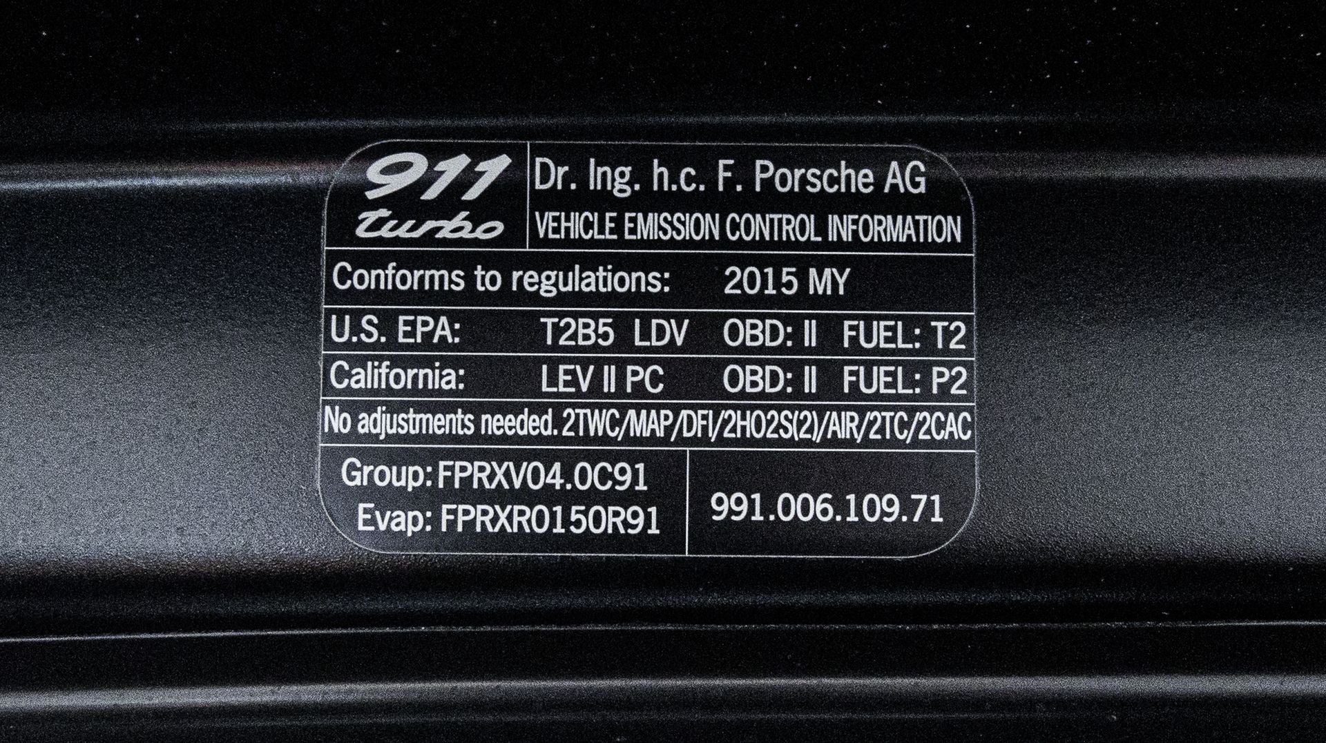 2015 Porsche 911 Turbo Cabriolet