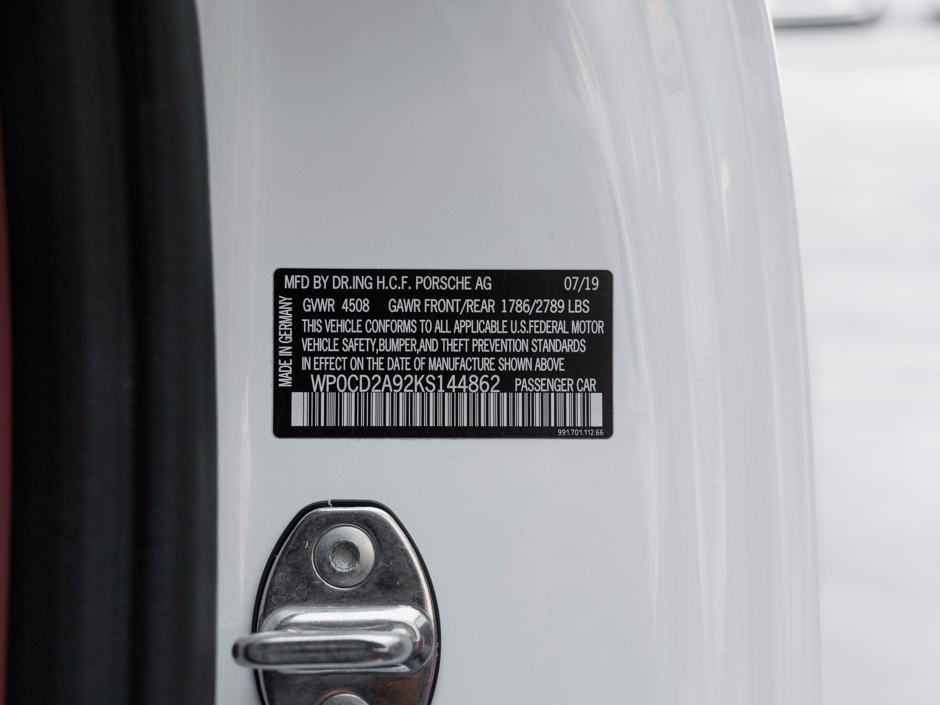 2019 Porsche 911 911 Turbo S Cabriolet