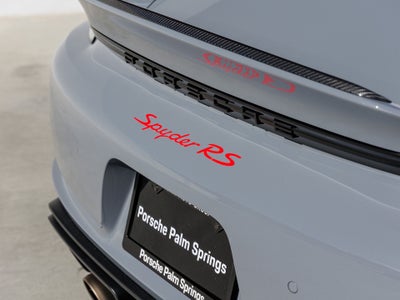 2025 Porsche 718 718 Spyder RS