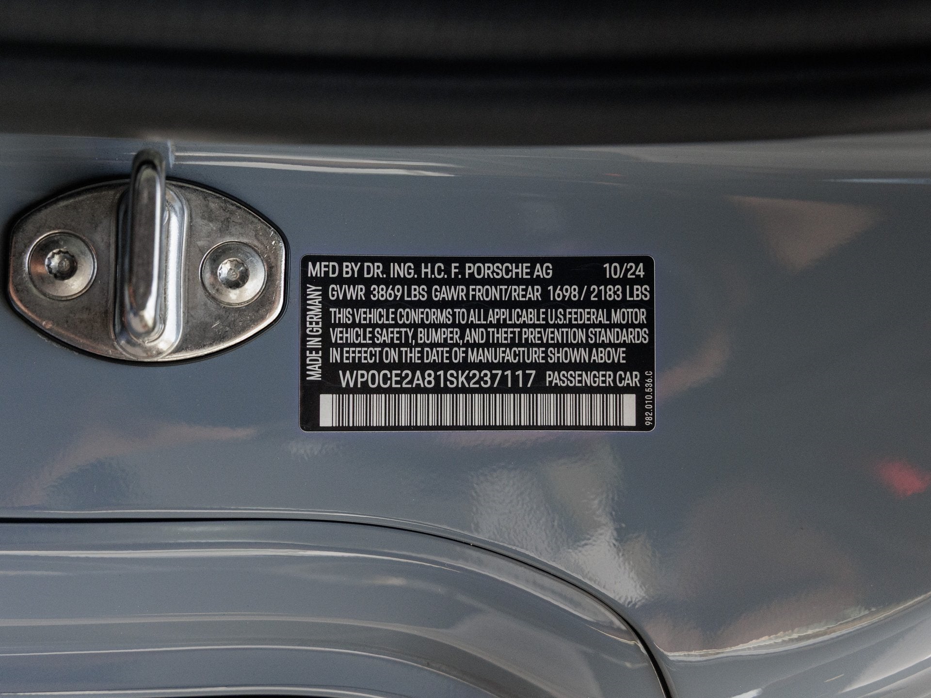 2025 Porsche 718 718 Spyder RS