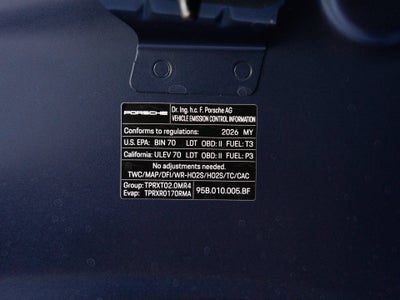2026 Porsche Macan Macan
