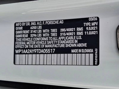 2026 Porsche Cayenne Base