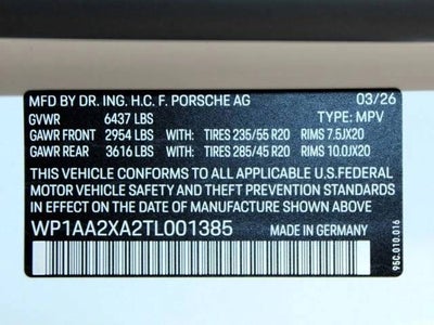 2026 Porsche Macan Macan 4 Electric