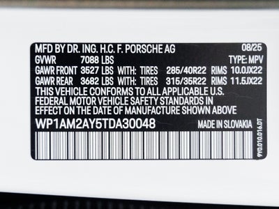 2026 Porsche Cayenne Cayenne Turbo E-Hybrid