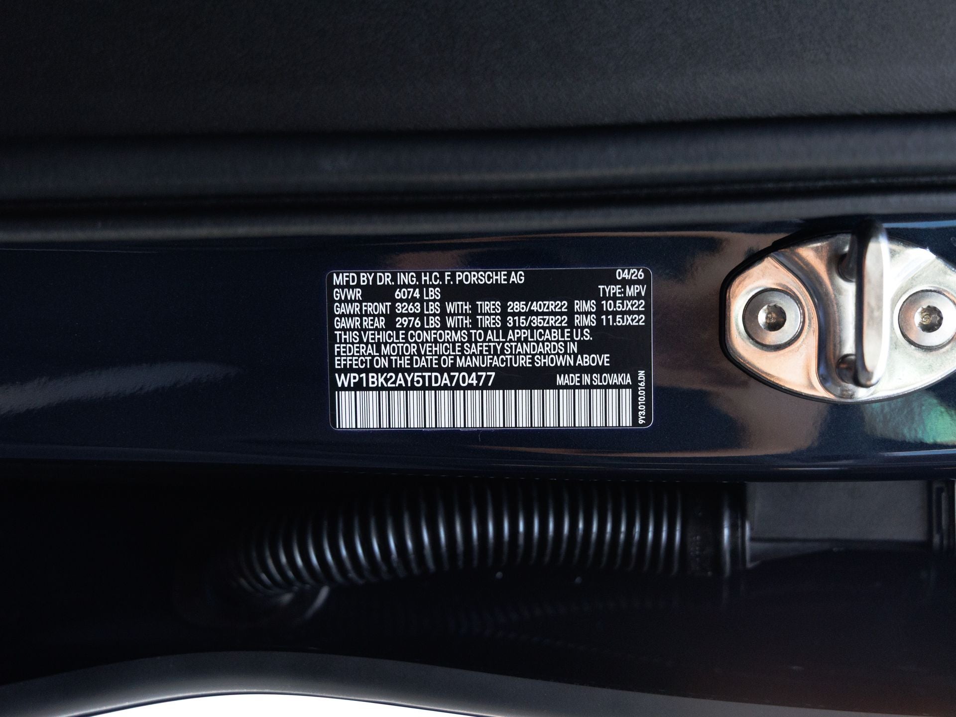 2026 Porsche Cayenne Cayenne Turbo GT