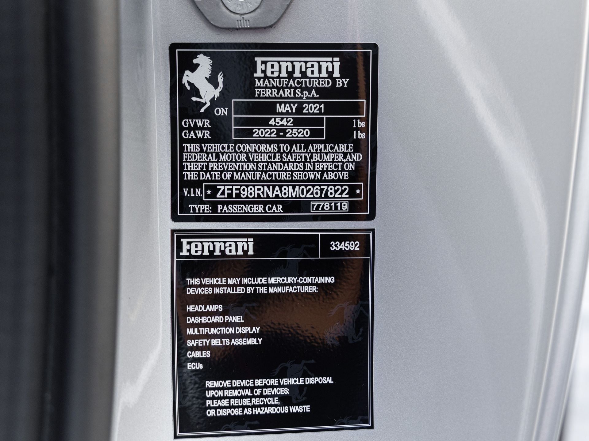 2021 Ferrari Roma Base