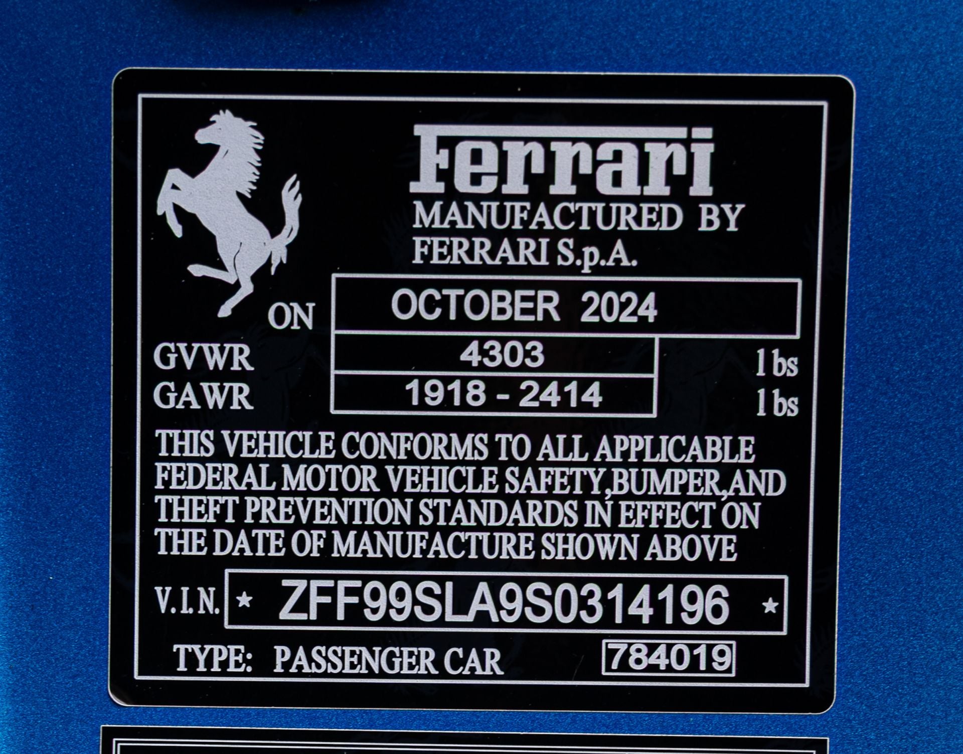 2025 Ferrari 296 GTB Base