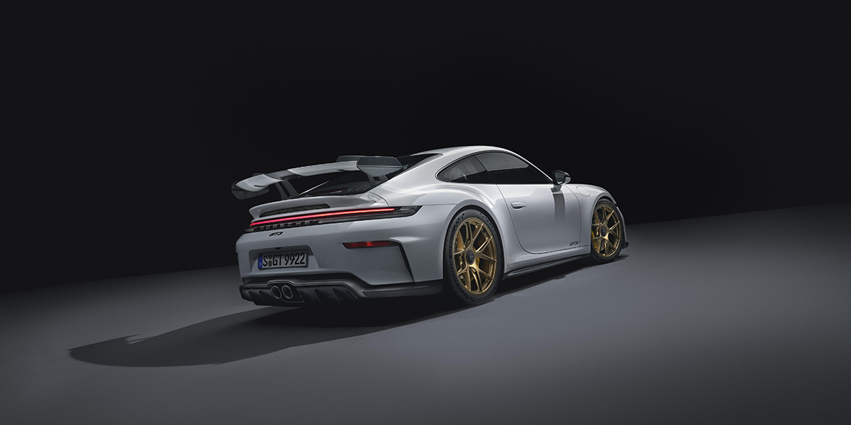 2025 Porsche GT3 rear view in Palm Springs, CA