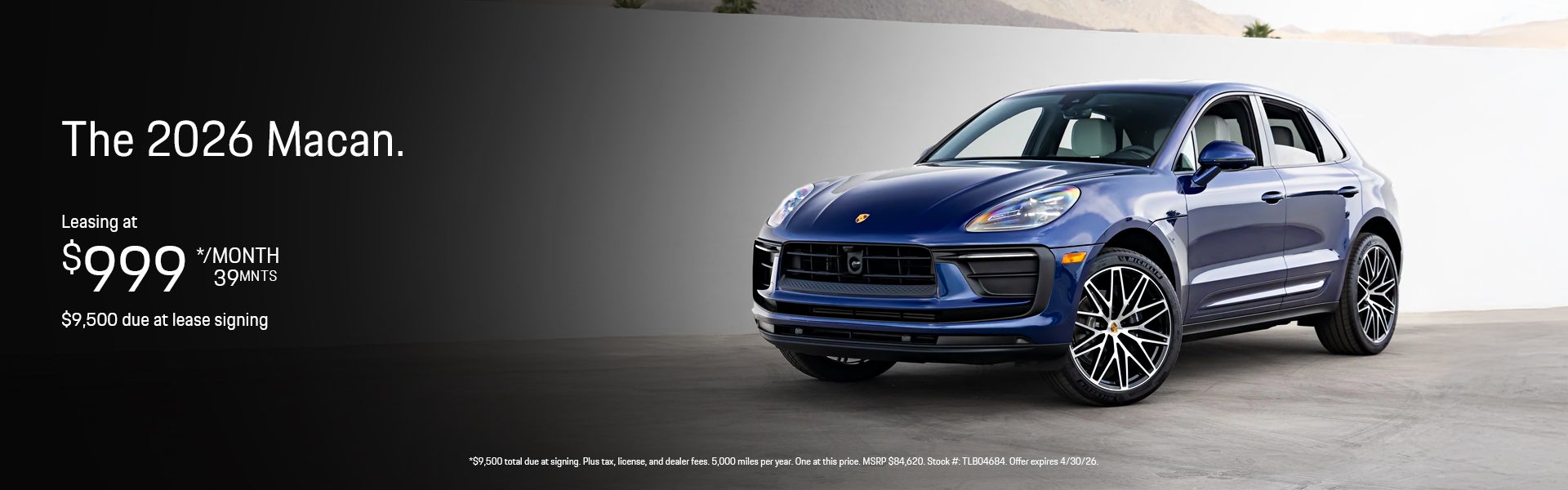 2026 Macan Lease Special