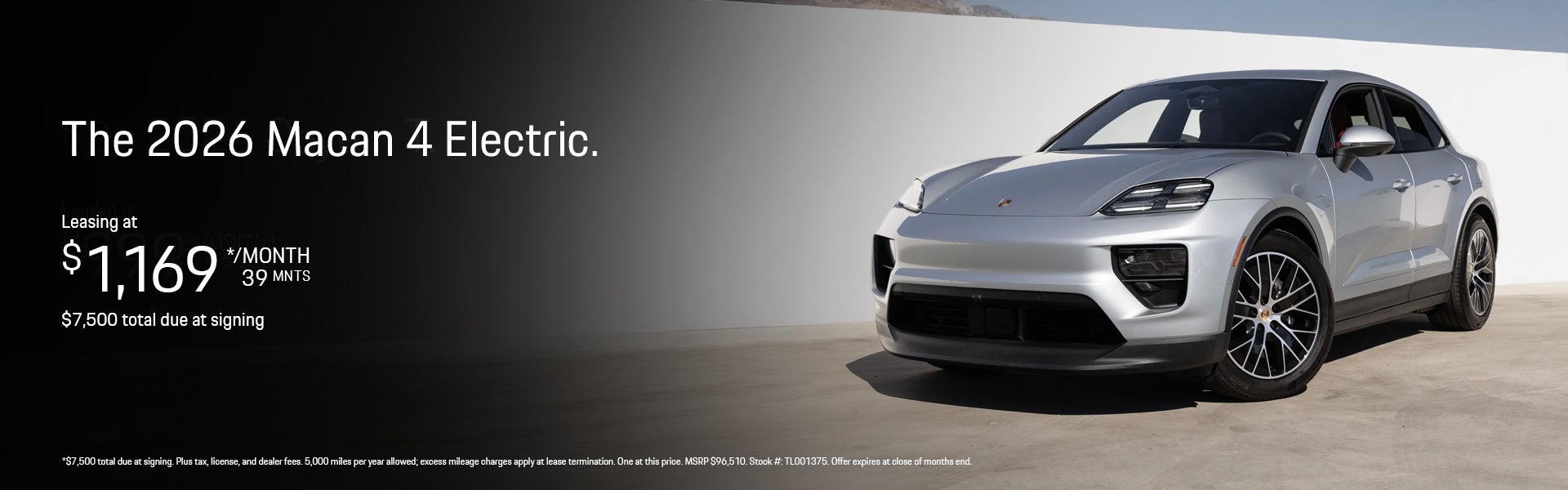 2026 Macan 4 Lease Banner