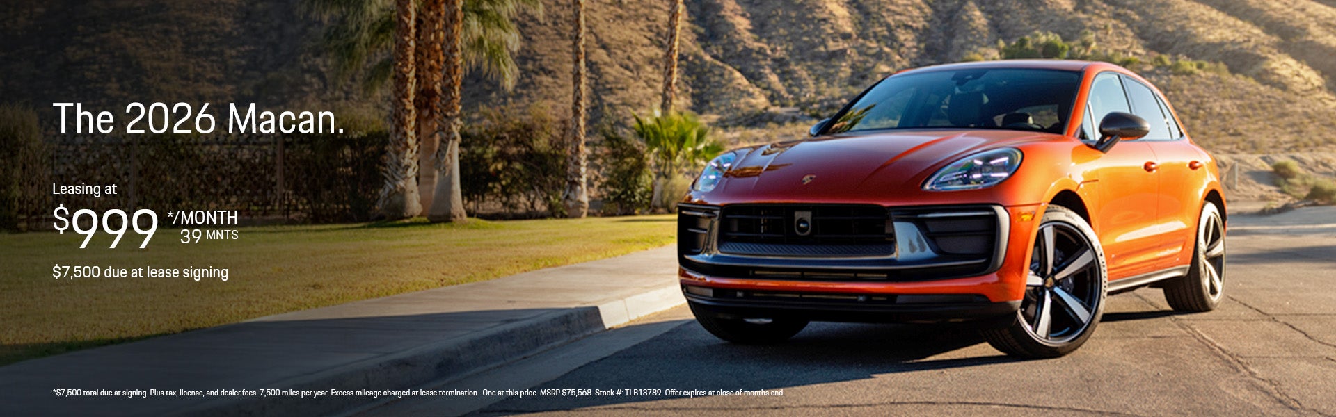 2026 Macan Lease Banner