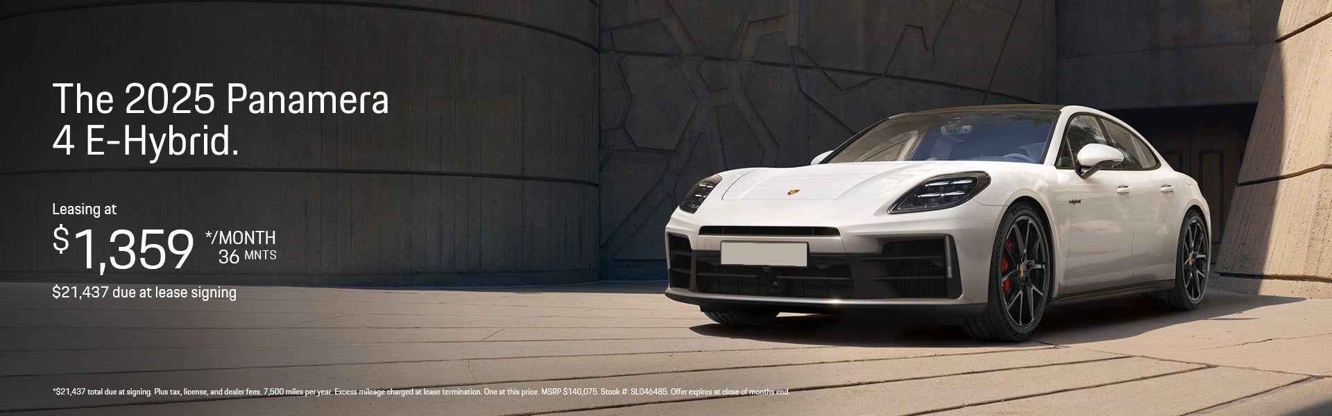 2026 Panamera 4 E-Hybrid Lease Banner