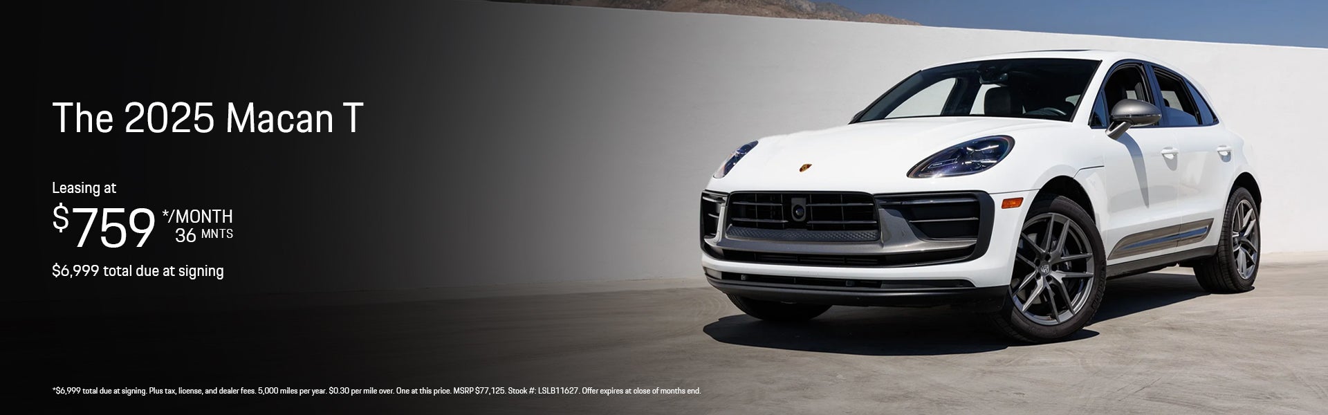 PO 2025 Macan T Lease Special