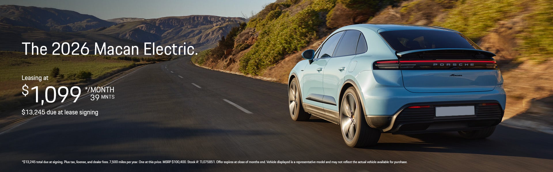 2026 Macan Electric Lease Special