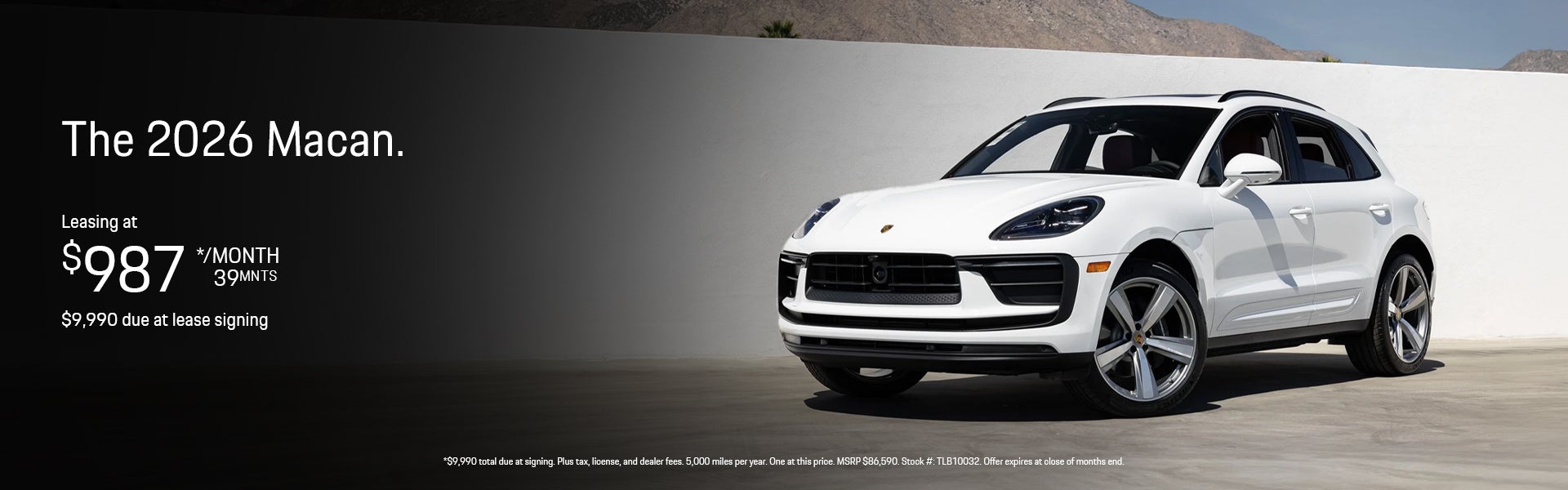 2026 Macan Lease Special