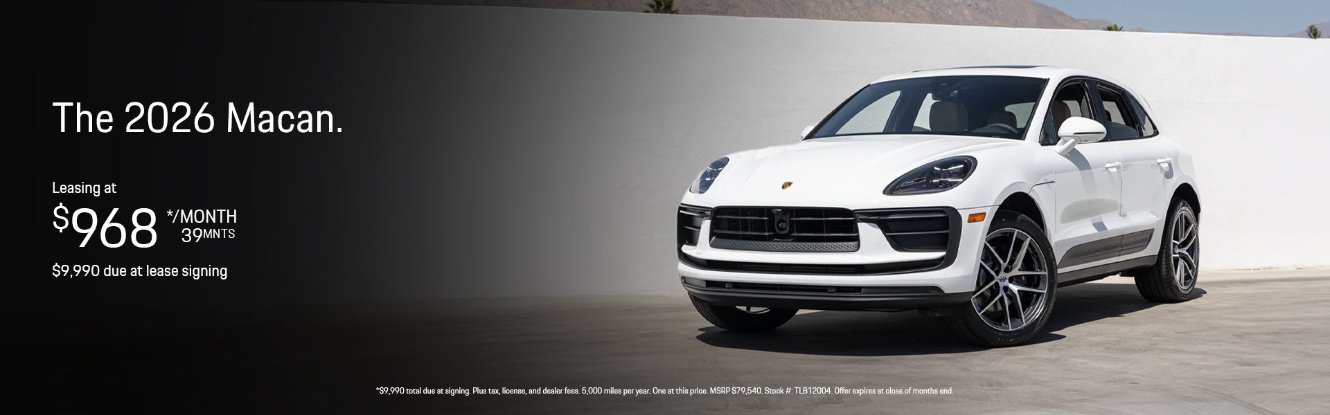 2026 Macan Lease Special