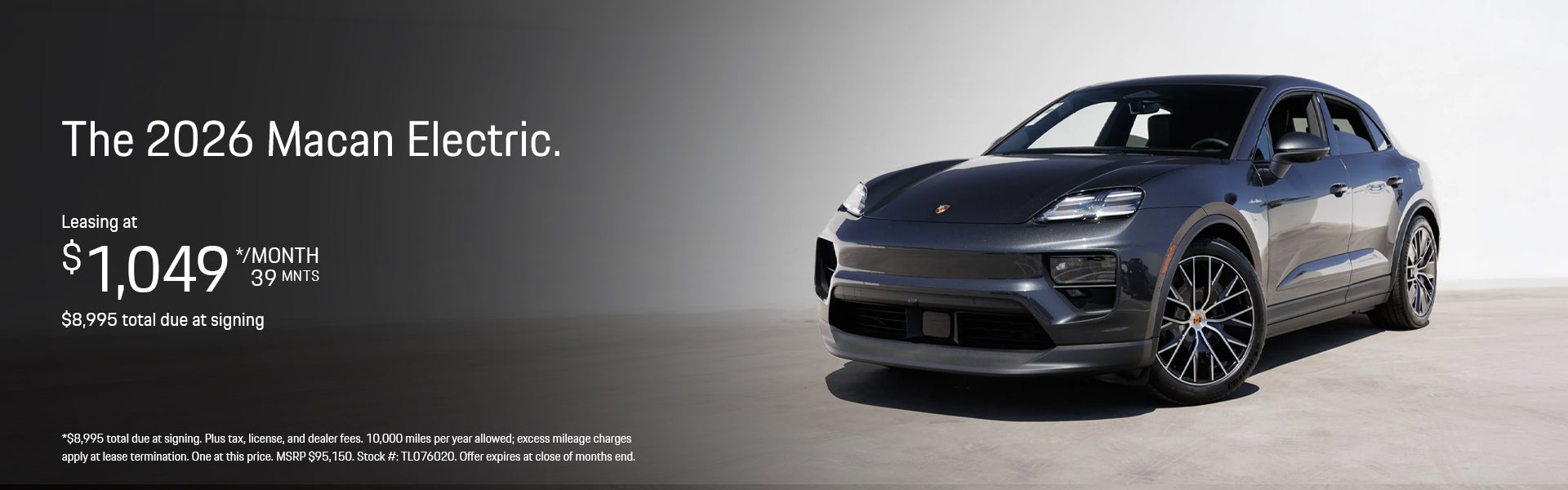 2026 Macan Electric Lease Banner