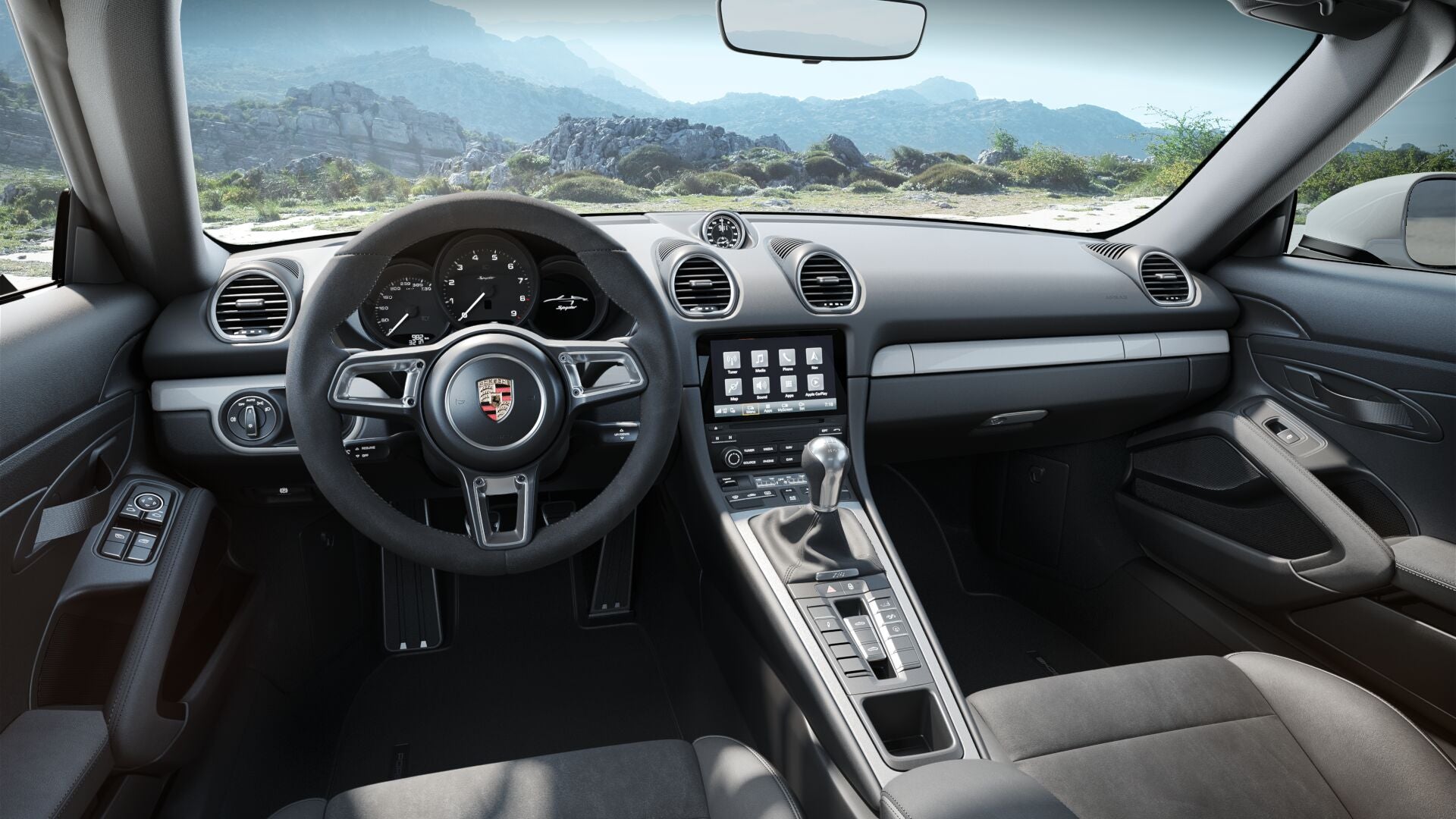 Porsche 718 Spyder Driving Dynamics in Palm Springs CA