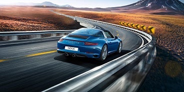 Porsche 911 Targa 4 Back View Palm Springs CA