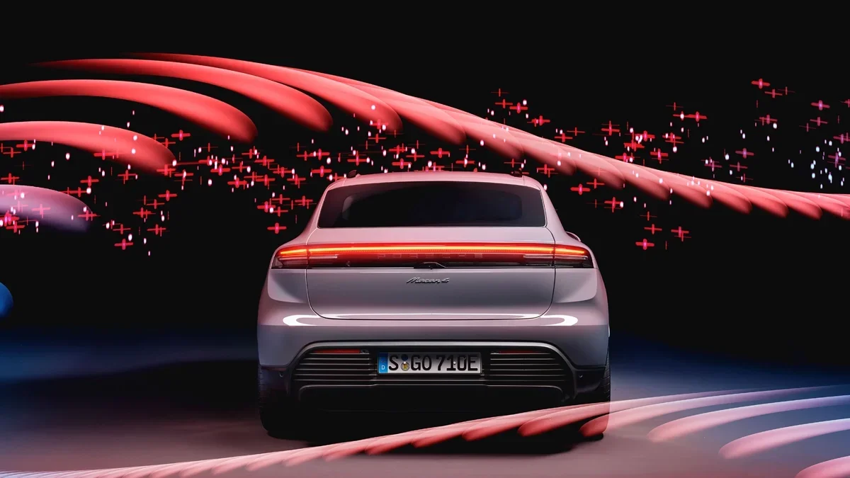 2024 Macan EV digital rear Palm Springs CA